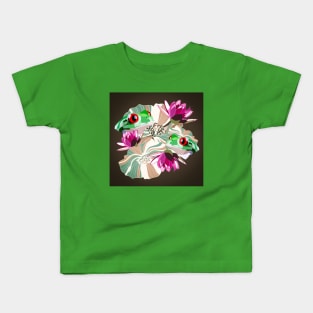 Frogs and lillies Kids T-Shirt